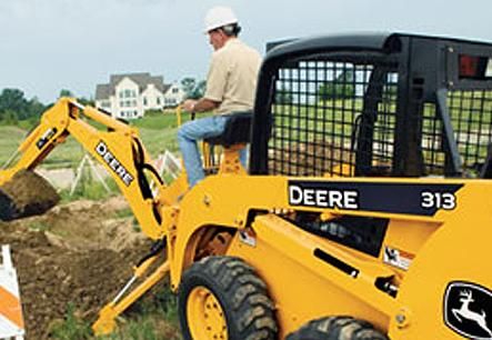 powerful John Deere 313D