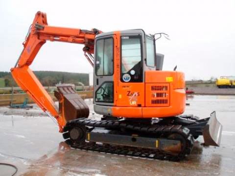 hitachi zx75ur excavator rental vancouver