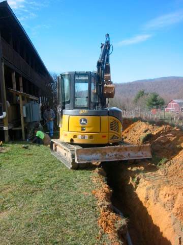 trench digging