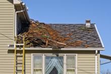 bin usage roofing tear off